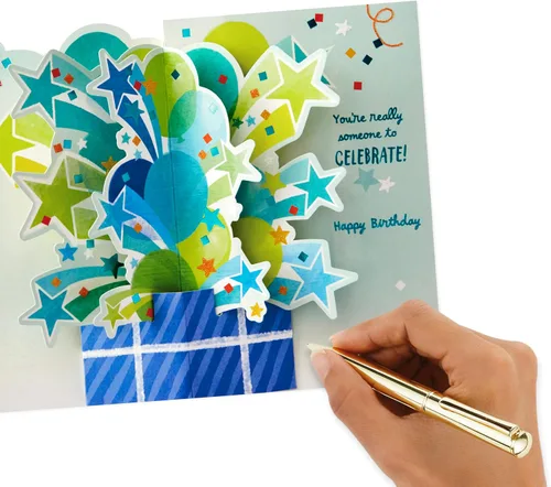 Vista 7 de Hallmark Paper Wonder - Tarjeta de felicitación de cumpleaños