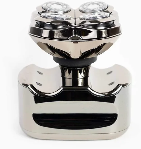 Vista 3 de Compra un Skull Shaver Pitbull Platinum junto con la cuchilla de repuesto de 3 cabezales