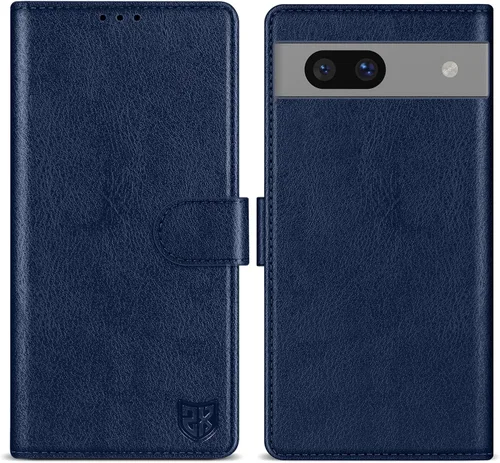 Vista 22 de ZZXX Funda tipo cartera para Google Pixel 7 con bloqueo RFID, ranura para tarjetas, función atril, cierre magnético, funda protectora de cuero