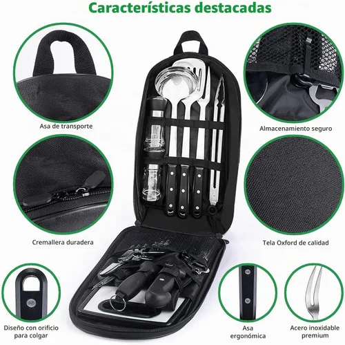 Vista 3 de Pak Camping utensilios de cocina, Camping Cookware, Camping Cookware, Camping utensilios de cocina, Camping utensilios de cocina, Camping utensilios