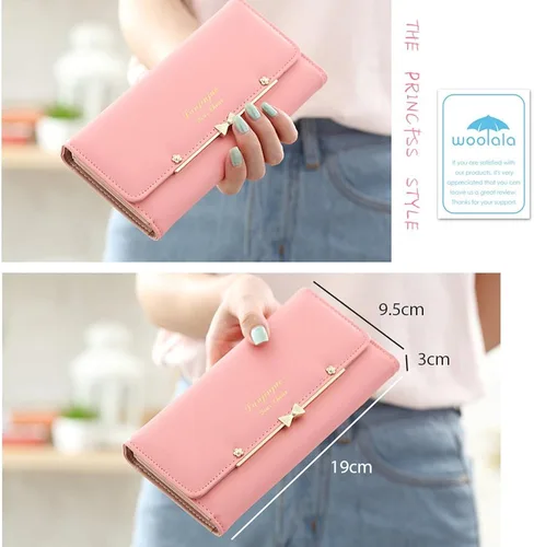 Vista 6 de Woolala bolsa gran capacidad con tres bolsillos con moño para mujer