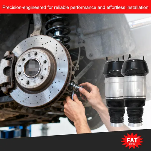 Vista 7 de Par delantero izquierdo derecho amortiguador amortiguador aire suspensión bolsas compatibles con Mercedes-Benz W166 X166 ML350 ML400 ML500 ML550
