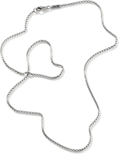Vista 2 de Cadena clásica de plata de 0.079in para hombre