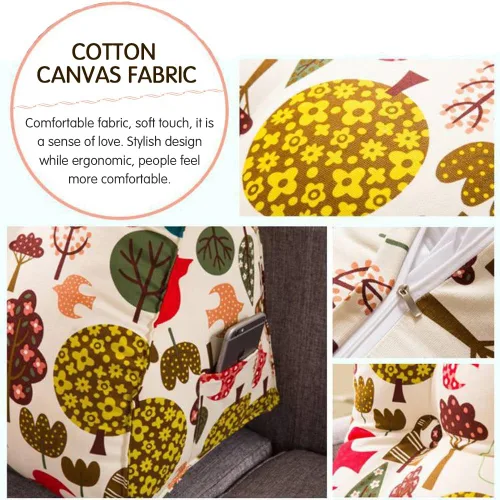 Vista 3 de Cojín de cuña triangular grande con respaldo extraíble para cabecero de lectura, cabecero extra grande, almohada para sentarse, movimiento