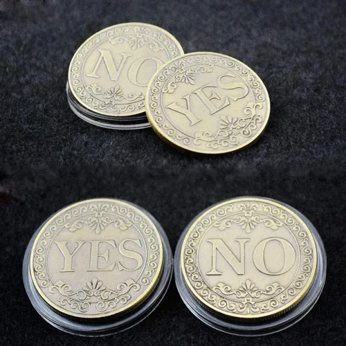 Vista 6 de Glamtune Novedad Sí No Challenge Coin Medallion Collector