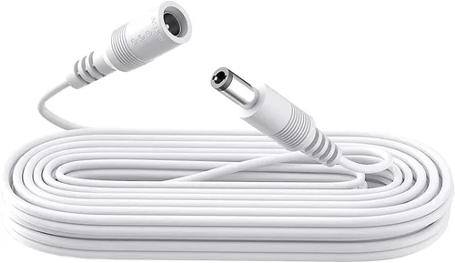 Vista 13 de Cable de extensión de alimentación CC de 6 pies 2 M, cobre puro de primera calidad, adaptador de corriente de 12 V, cable de extensión de 0.217 in x
