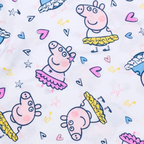 Vista 5 de Peppa Pig Paquete de 3 camisetas para niñas pequeñas a niños grandes