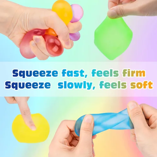 Vista 5 de 16 Pcs Stress Cube, Slow Rising Squishy, Stress Balls for Kids 16p-cubes 8