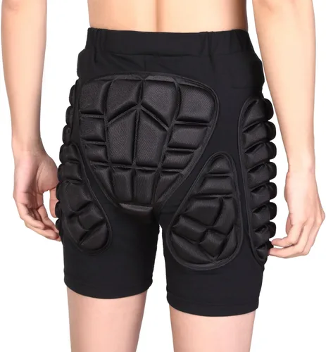 Vista 6 de Soared 3D Protección para la Cadera y el Trasero con Acolchado de EVA, Pantalones Cortos de Equipo Protector, Almohadilla de Impacto para Esquí