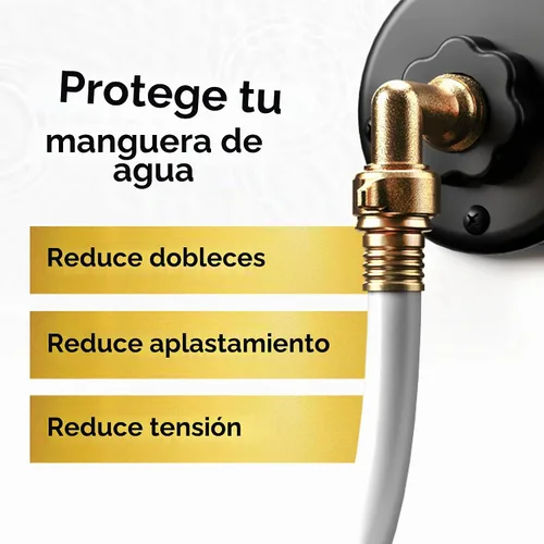 Vista 2 de Camco 22507 - Codo de manguera de 90 grados para RV — Construcción de latón macizo — Certificado libre de plomo — Cuenta con conveniente conector