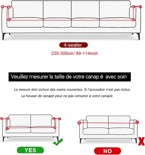 Vista 5 de MIPOPS Funda de sofá estampada elástica para sillón, fundas con patrón con falda lavable, protector de muebles de elastano para sala de estar