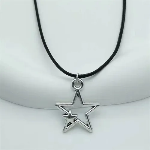 Vista 4 de Collar Y2k para mujer, joyería de grunge, accesorios emo, lindos collares de hadas, accesorios de grunge