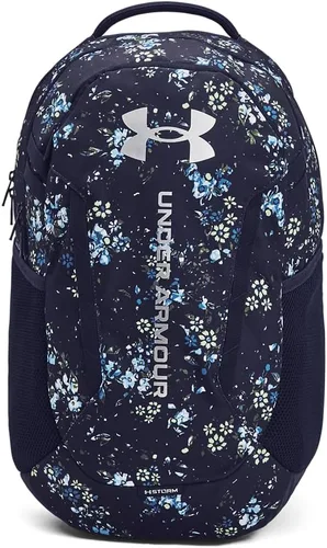 Vista 20 de Under Armour Mochila Hustle 6.0 unisex para adultos (002) Negro / Negro / Blanco