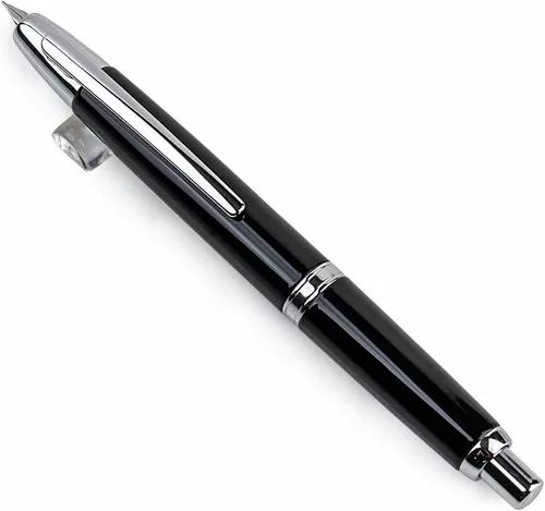 Vista 9 de JINHAO 10 Press Pluma estilográfica retráctil de metal con convertidor de tinta (punta EF 0.38mm, color rojo ágata)