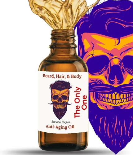 Vista 21 de Aceite de barba antienvejecimiento para hombres, aromas inspirados en el diseñador de primera calidad, 11 aceites naturales, retinol vegetal, aceite