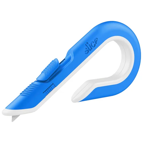 Vista 9 de Corte de caja Slice, cuchillo utilitario de potencia industrial, cuchilla de cerámica segura que dura 11 veces más que la de metal, color salvia, 1