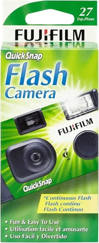 Vista 2 de Fujifilm Fujifilm QuickSnap Flash 400 Cámara desechable de un solo uso de 35mm con flash, 27 exposiciones, paquete de 10 Para fiestas, viajes e