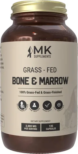 Vista 10 de MK Supplements American Beast, Suplemento de Órganos de Bisonte para Atletas, Apoya la Fuerza, Resistencia y Recuperación, Liofilizado, No-GMO