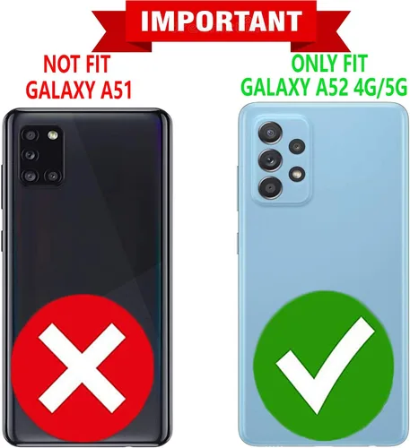 Vista 2 de STARSHOP Funda compatible con Samsung Galaxy A52 5G, con protector de pantalla de vidrio templado incluido: purpurina flotante líquida brillante