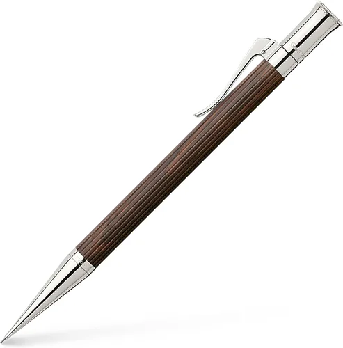 Vista 4 de GRAF von Faber-Castell Lápiz de propulsión clásico chapado en platino - Ébano