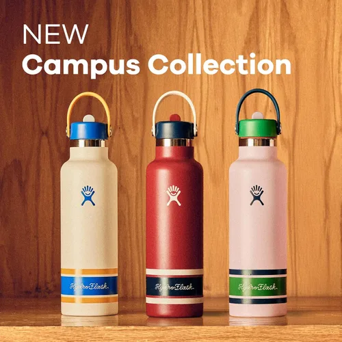 Vista 3 de Hydro Flask Botella de agua – Acero inoxidable aislado – Tapa flexible con pajita de boca estándar, antiderrames, a prueba de fugas y recargable
