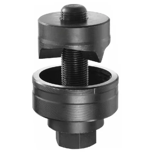 Vista 14 de Perforadora de chapa metálica de 0.748 in/0.75 pulgadas, cortador de agujero hexagonal de metal para fregadero, acero inoxidable, placa de acero, 1