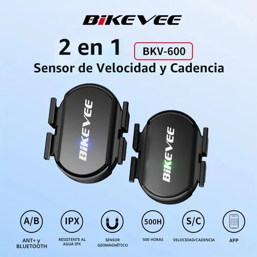 Vista 7 de Wireless Bike Computer GPS Bundle, Speedometer & Odometer, Cadence Sensor, Auto Backlight & Auto Stop, IPX7 Waterproof, 2.6" LCD Display