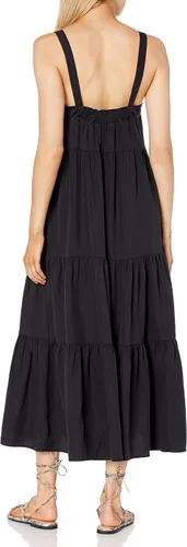 Vista 2 de The Drop - Vestido suelto y largo modelo Britt, escalonado, para mujer