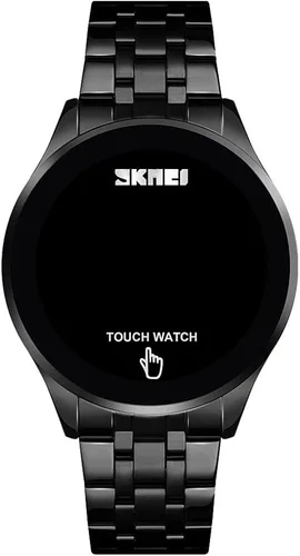 Vista 3 de Reloj digital de moda para hombre con luz de fondo resistente al agua