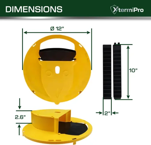 Vista 5 de Trampa de cubo para ratones, paquete de 3, trampa de cubo para ratones y ratas, captura múltiple, trampa para ratones de 5 galones de reinicio