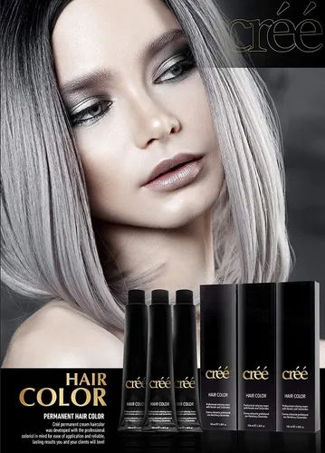 Vista 7 de Créé Cree Professional - Tinte permanente para el cabello, 3.4 onzas líquidas (rubio ceniza intensa muy claro, 9.11)