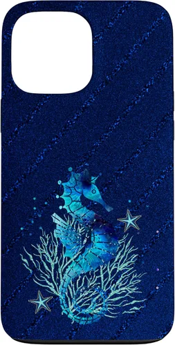 Vista 24 de Turquoise Seahorse Ocean Background Case for iPhone 17