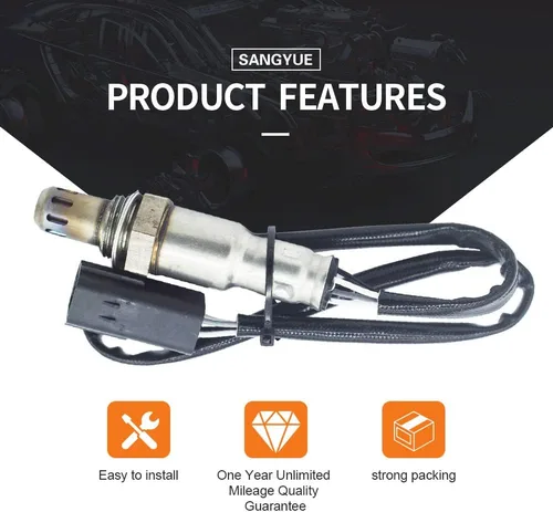 Vista 4 de Sensor de oxígeno 2 para Nissan 370Z 350Z Infiniti G37 G35 M35 M37 M56 EX35 EX37 FX35 FX37 FX37 FX50 G25 Q70 QX50 QX70 aguas abajo izquierda +