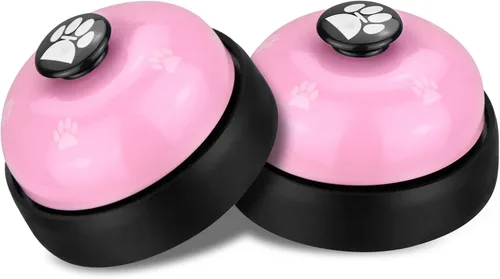 Vista 11 de Comsmart Campana de entrenamiento para perros, juego de 2 campanas de entrenamiento para perros y cachorros, timbre de puerta para perros y gatos
