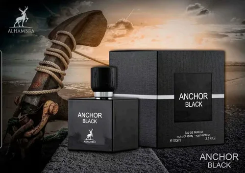 Vista 2 de Maison Alhambra Anchor Black Eau de Parfum Spray para hombre, 3.4 onzas