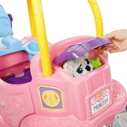 Vista 4 de Little Tikes – Carruaje y caballo de princesa