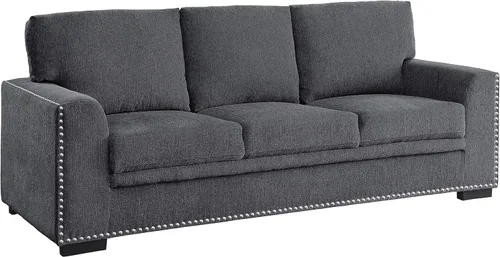 Vista 19 de Lexicon Sofá cama seccional moderno de mediados de siglo con diván de almacenamiento, sofá seccional extraíble, sofá seccional para sala de estar