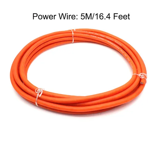 Vista 2 de Kit de altavoz de sistema de audio automático de 6 amperios para automóvil, cable de cableado de instalación de 1200 W, haz conexiones y aporta