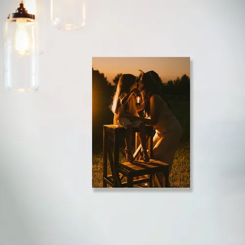 Vista 2 de Impresiones en lienzo personalizadas (lienzo enmarcado, 8 x 8 pulgadas), impresión de lienzo personalizada con tu foto, perfecto para decoración