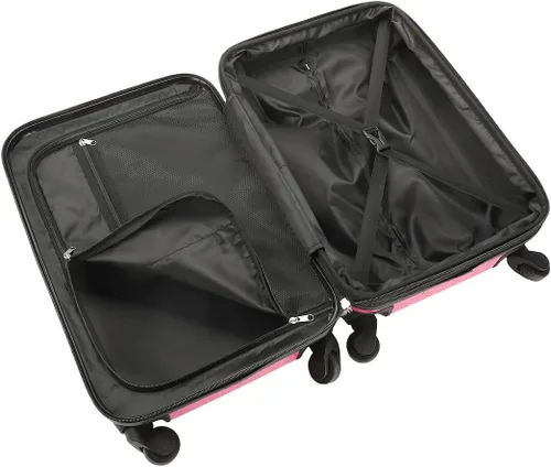 Vista 5 de Bioworld Hello Kitty Sentado Personaje Rosa 20" Adulto ABS Equipaje