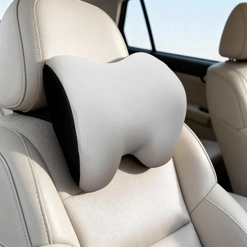 Vista 13 de Almohada súper cómoda para reposacabezas de automóvil, ajuste universal para el cuello del coche para conducir Car Pillows with 100% Memory Foam