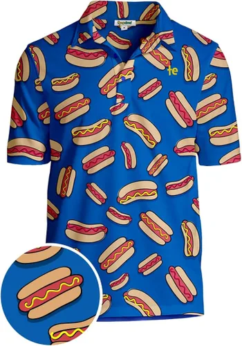 Vista 2 de Tipsy Elves Polo de golf - Polo deportivo de rendimiento para hombre