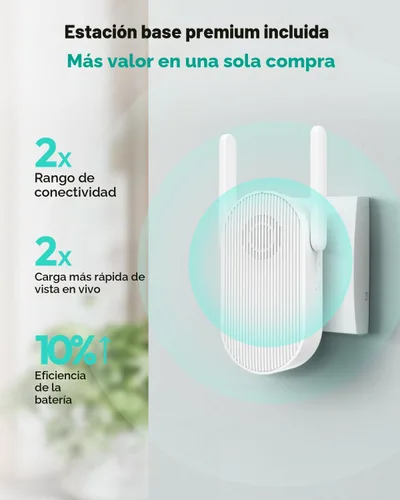 Vista 7 de BOTSLAB Cámara inalámbrica de timbre, vista de pies a cabeza 2K, sin