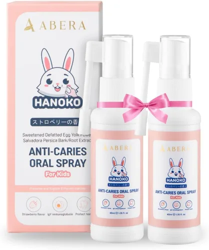 Vista 10 de Abera Spray oral anticaries para niños, ayudante de pasta de dientes para reparación de caries y aliento fresco, uso para recién nacidos a