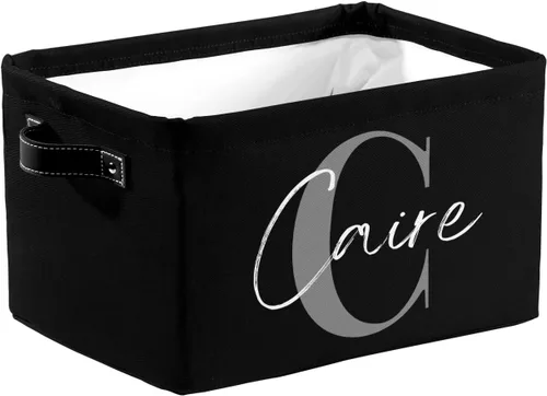 Vista 57 de Cesta de regalo personalizada con nombre, caja de juguetes de almacenamiento personalizada para niños, organizador de cubos de almacenamiento