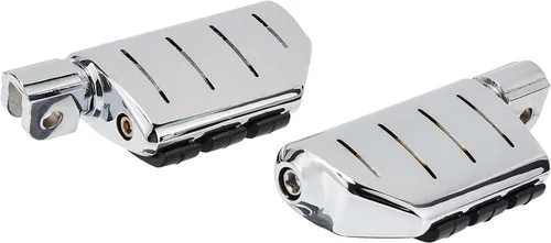 Vista 2 de Kuryakyn Componente de control de pie de motocicleta 7938: clavijas ISO dobles para motocicletas Honda Gold Wing 2001-19, cromadas, 1 par