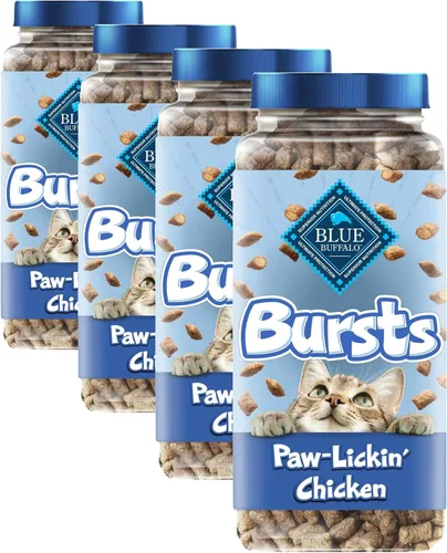 Vista 15 de Blue Buffalo - Premios crujientes Bursts para gatos, de pollo, tarro de 340,1 g