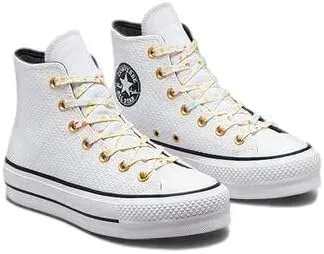 Vista 3 de Converse Chuck Taylor All Star Lift Tenis para mujer, color blancoStorm Wind SZ 8, Blanco