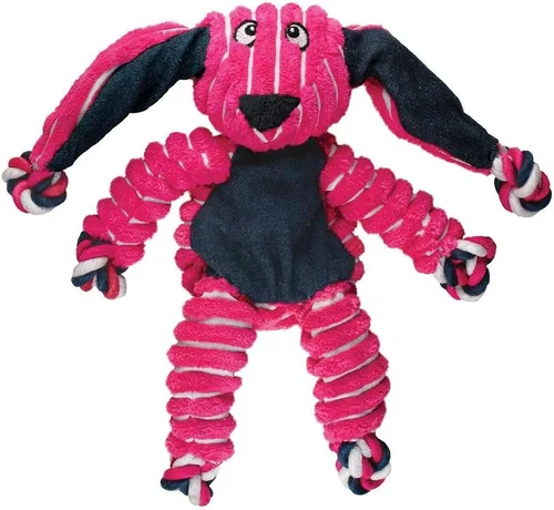 Vista 12 de KONG Floppy Knots - Juguete de cuerda anudada para perros que atrae el juego – Juguete de tirar que satisface los instintos naturales – Suministros