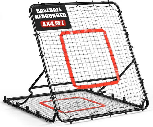 Vista 14 de Storgem Baseball Softball Rebounder Net,Multi-Sport Pitch Back Rebound Net